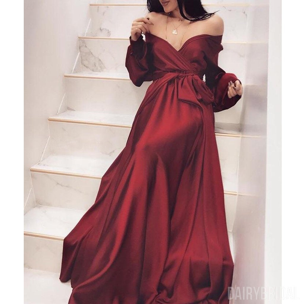 Formal Off the Shoulder Dress | Full Length & Cocktail Gowns – NewYorkDress