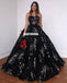 Sweetheart Lace A-line Backless Charming Prom Dress with Pockets, FC2371