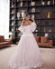A-line Gorgeous 3D Floral Backless Wedding Dress, FC5080
